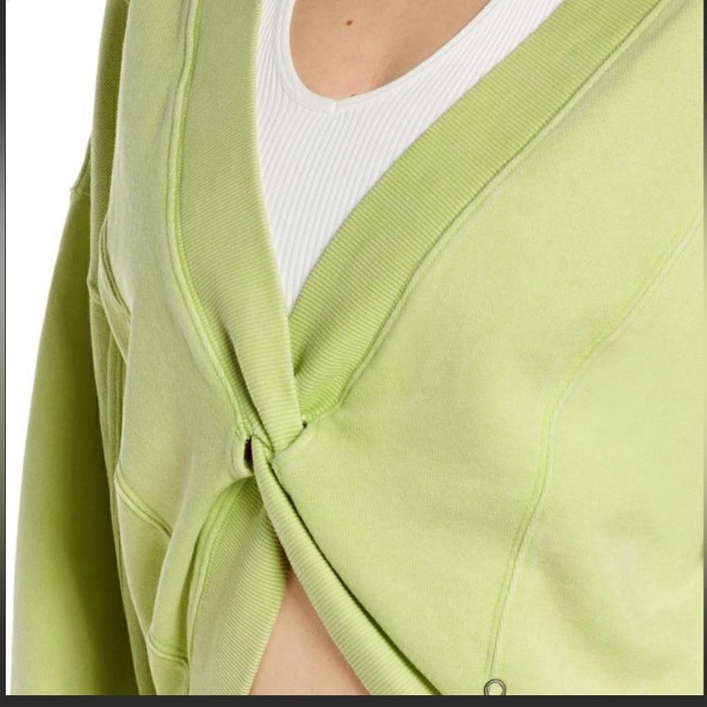 Free people FP Women’s movement go for gold reversible sweatshirt size S, NWT - Picture 4 of 16